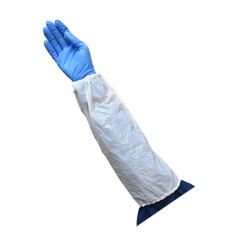 Ühekordsed käisekatted, PE, valged (100tk.) - Image 1