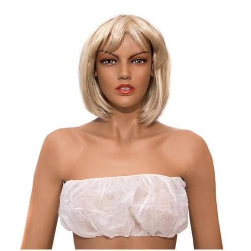 Ühekordne vest PP, 75x19cm, 30g/m2, valge (100tk.) - Image 1