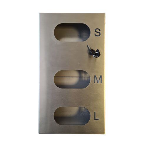 Roostevabast terasest ühekordselt kasutatavate kinnaste hoidik, 3 suurust - Image 1