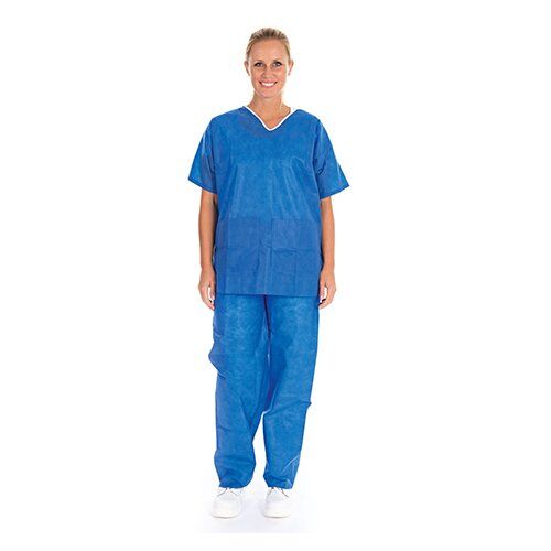 pyzama 1 Ühekordselt kasutatav pidžaamakomplekt, püksid + särk, SMS (1 tk) - Image 1