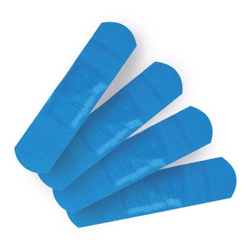 plei2 Metalldetektoriga tuvastatavad embleemid, 19 x 72 mm, sinised (100 tk) - Image 1