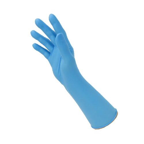 polyco-GL891 Polyco Bodyguards GL891 nitriilkindad, pikendatud, 7.5g, sinised S/M/L/XL (100tk) - Pilt 1