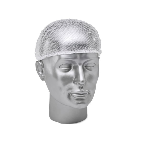Ühekordne tinklinė müts, PP, valge (100tk.) - Image 1